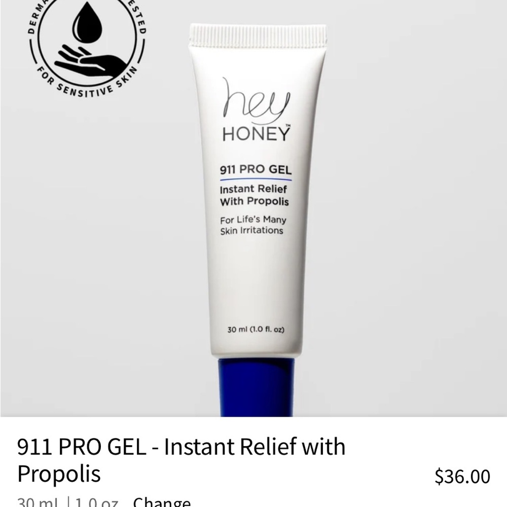 Brand new Sealed by Hey Honey Acne & Blemish Skincare Gel